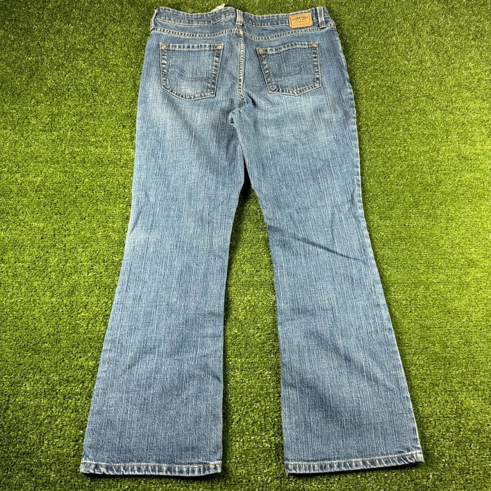 Signature by Levi Strauss & Co Womens Low Rise Bootcut Jeans Blue 10 Short 0708
